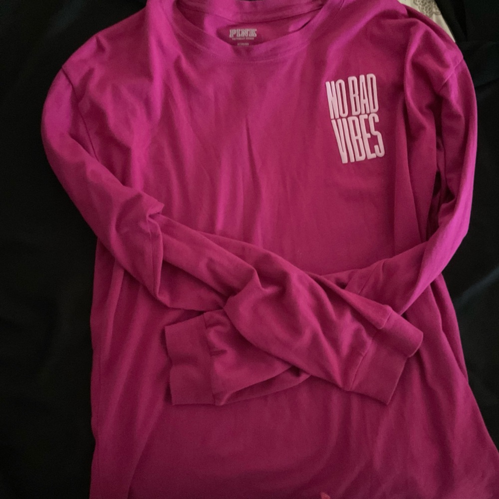 VS Pink long SLEEVE TOP